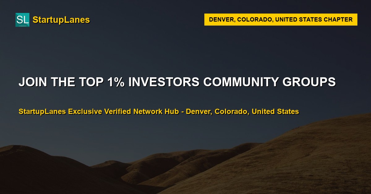 Investors WhatsApp Groups in Denver