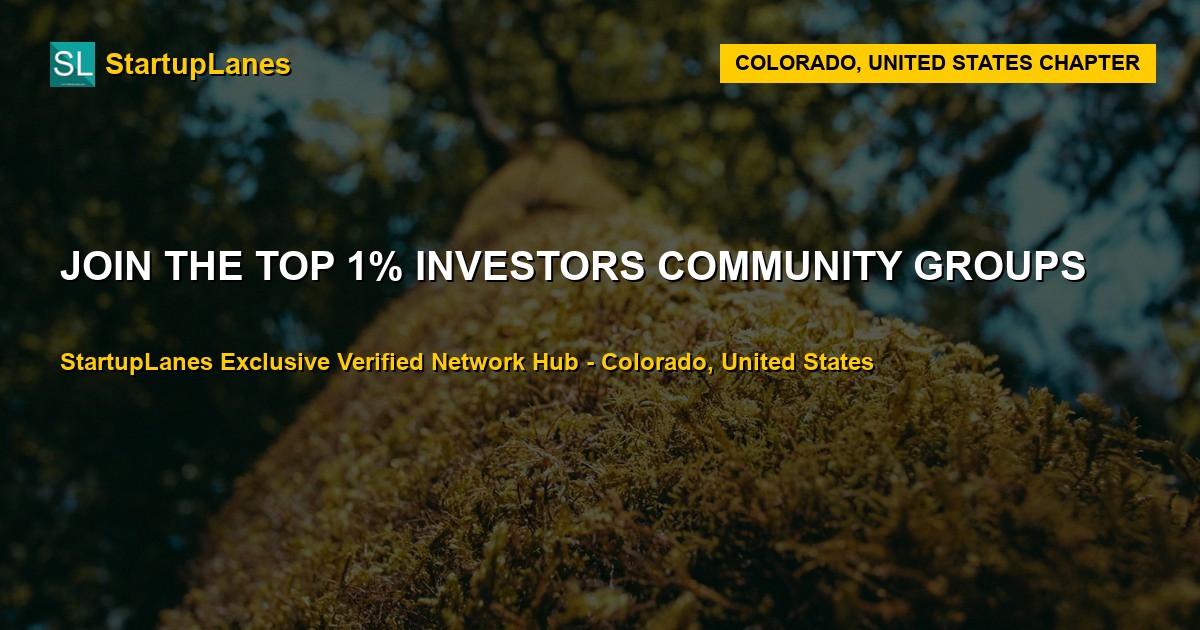 Investors WhatsApp Groups in Colorado