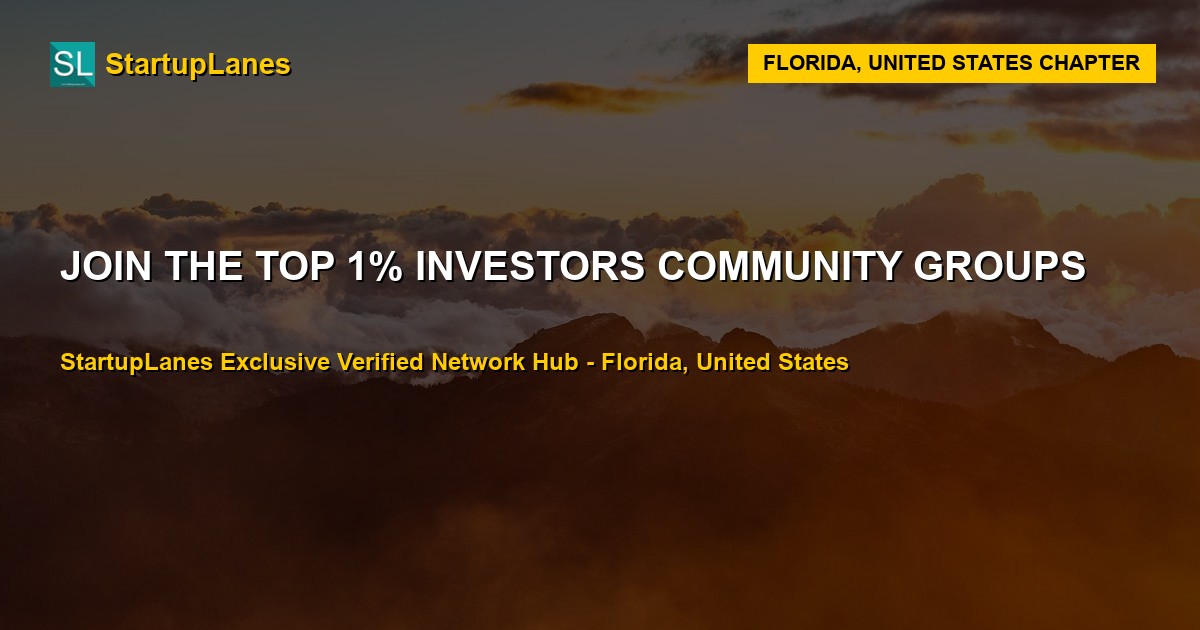 Investors WhatsApp Groups in Florida