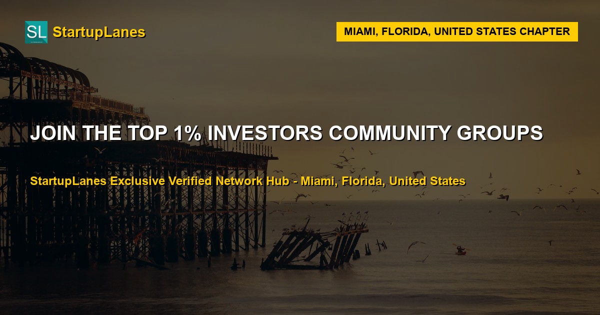 Investors WhatsApp Groups in Miami