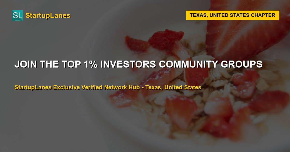 Investors WhatsApp Groups in Texas