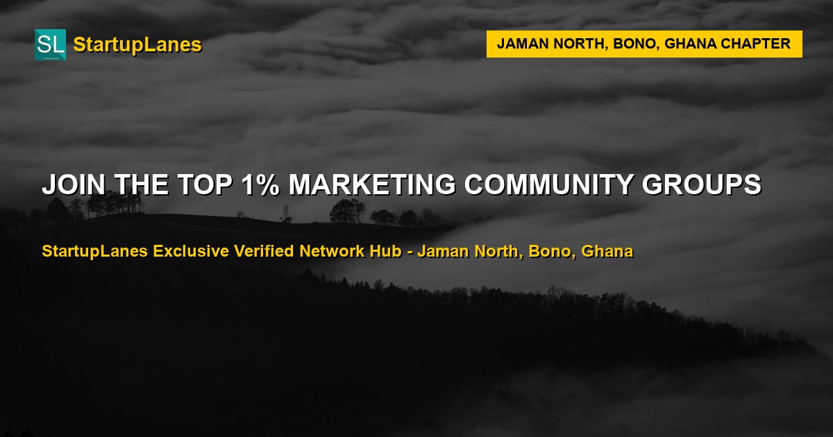 Marketing WhatsApp Groups in Jaman North