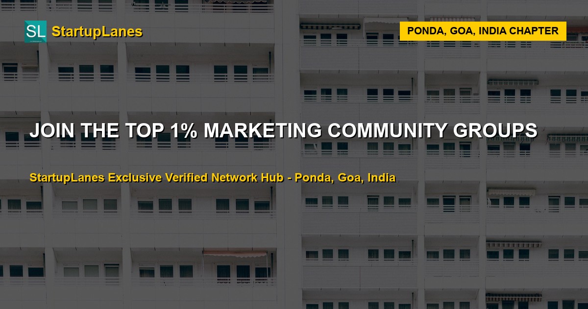 Marketing WhatsApp Groups in Ponda