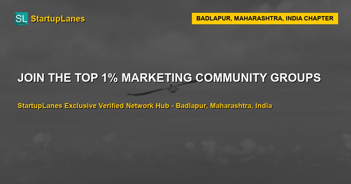 Marketing WhatsApp Groups in Badlapur