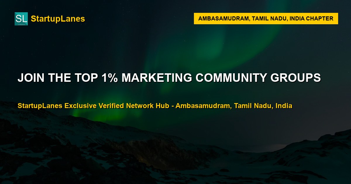 Marketing WhatsApp Groups in Ambasamudram