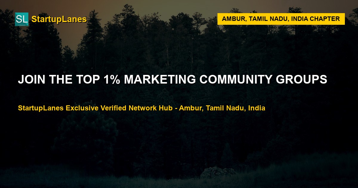 Marketing WhatsApp Groups in Ambur