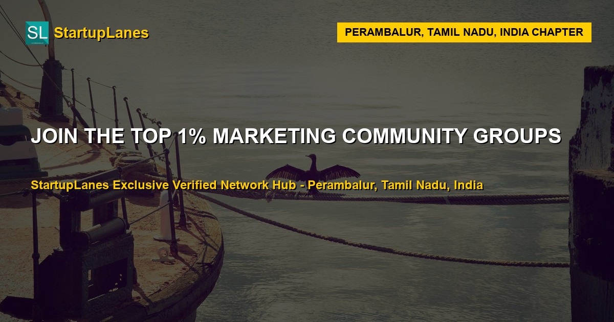 Marketing WhatsApp Groups in Perambalur