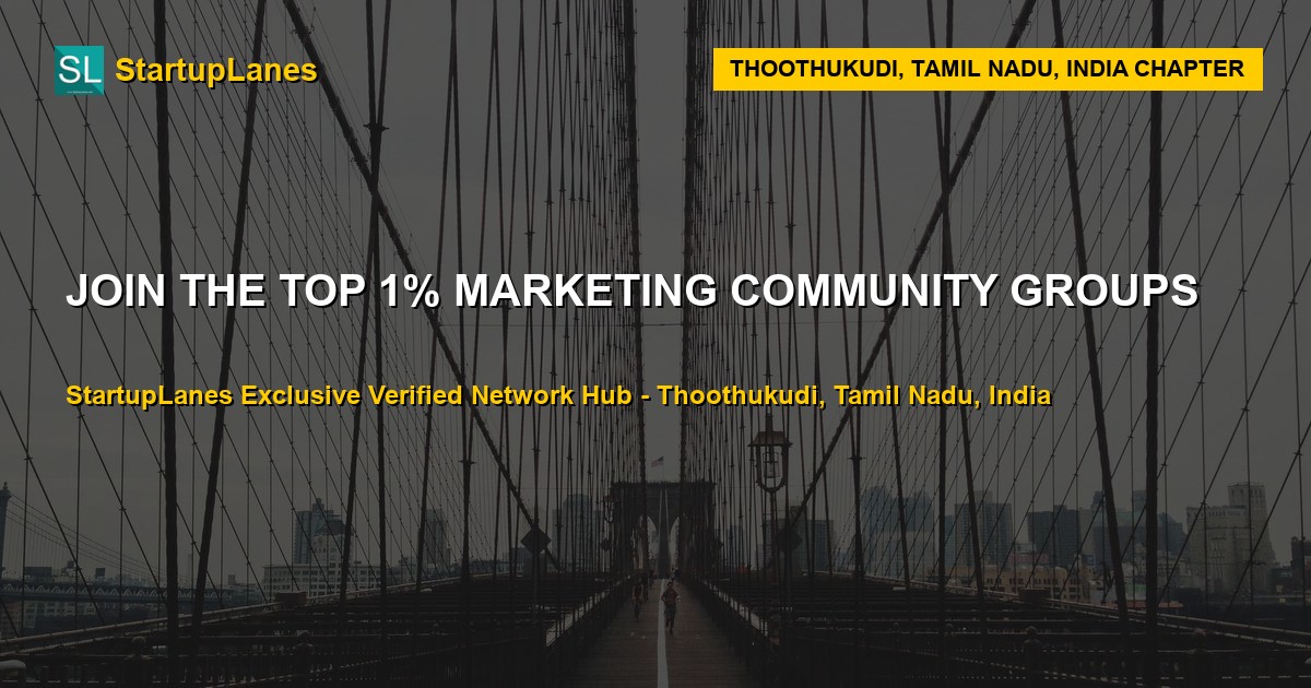 Marketing WhatsApp Groups in Thoothukudi