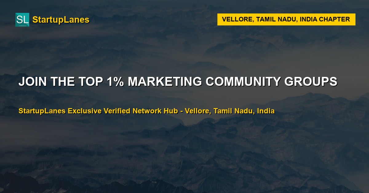 Marketing WhatsApp Groups in Vellore