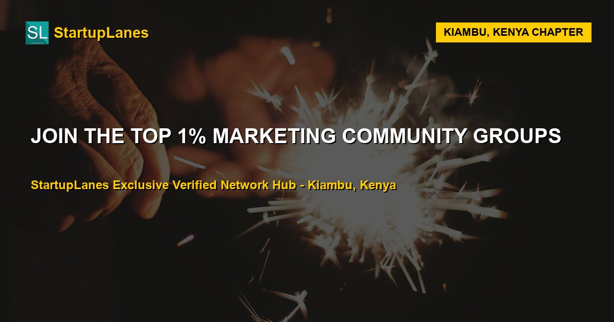 Marketing WhatsApp Groups in Kiambu