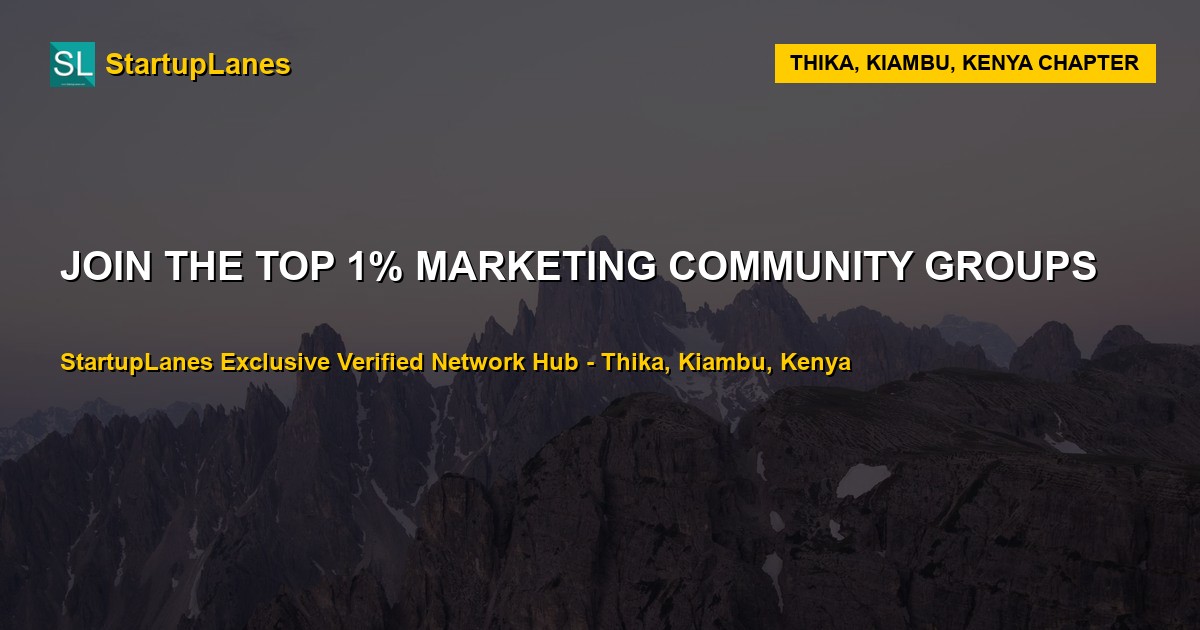 Marketing WhatsApp Groups in Thika