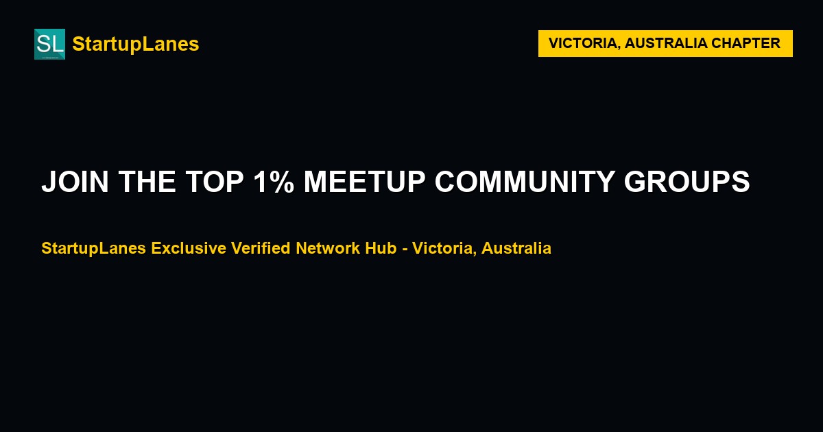 Meetup WhatsApp Groups in Victoria