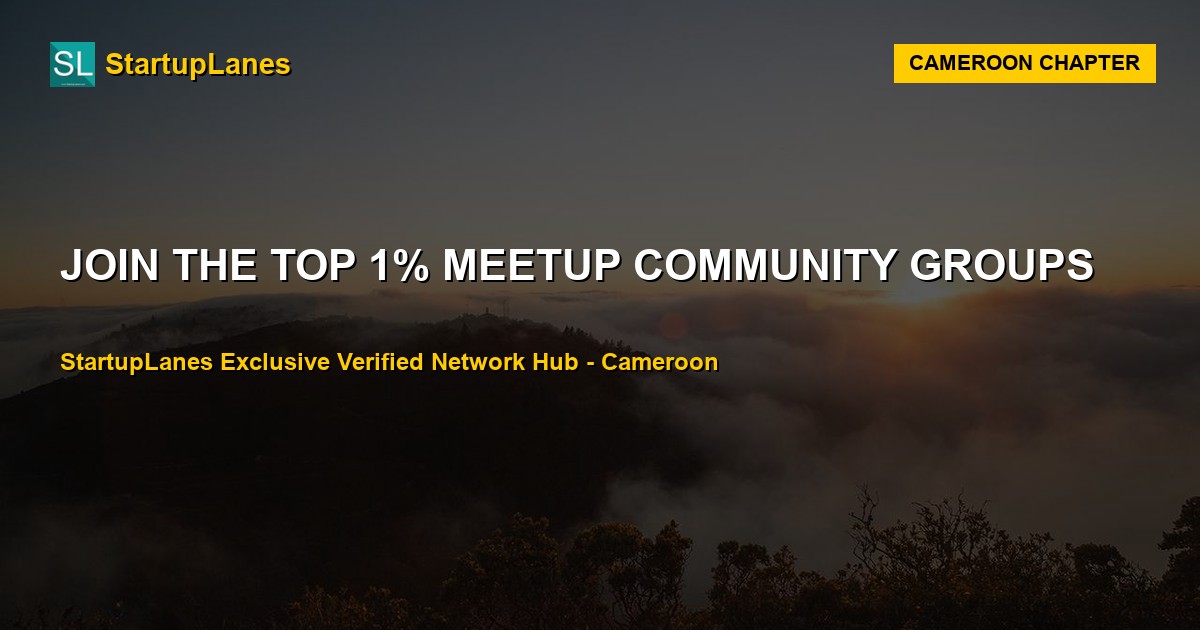 Meetup WhatsApp Groups in Cameroon