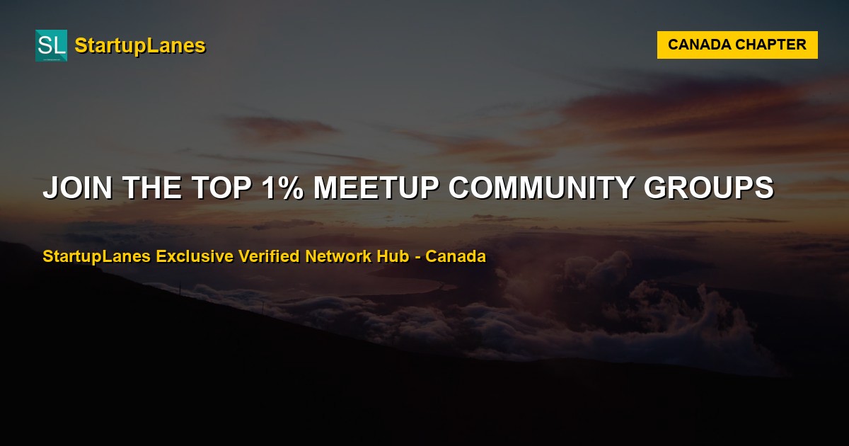 Meetup WhatsApp Groups in Canada