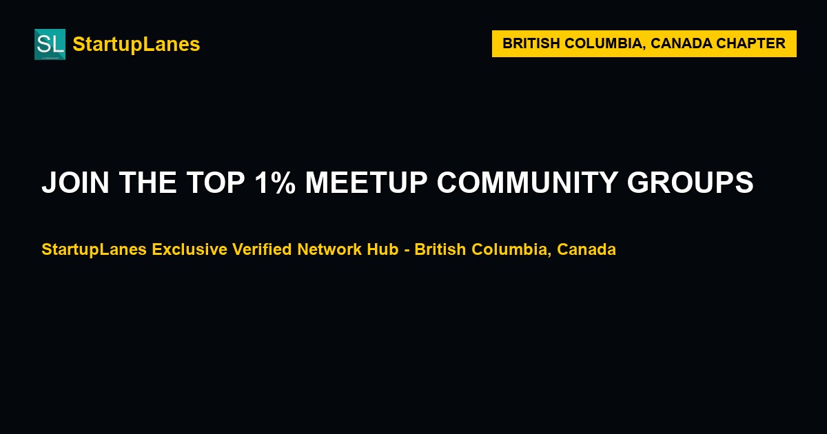 Meetup WhatsApp Groups in British Columbia