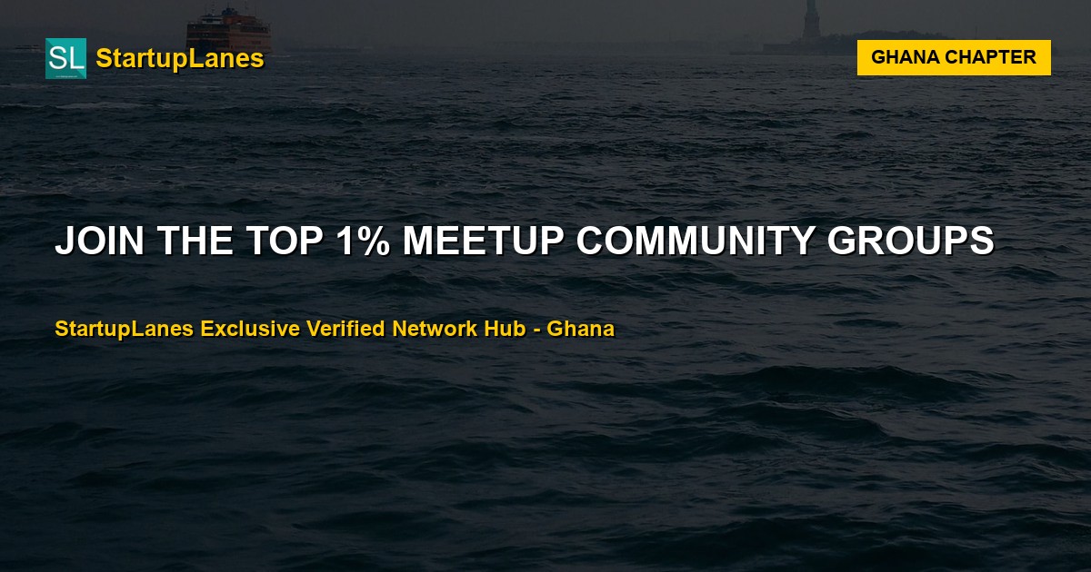 Meetup WhatsApp Groups in Ghana