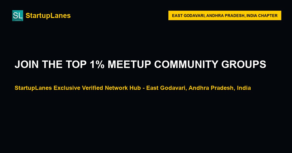 Meetup WhatsApp Groups in East Godavari