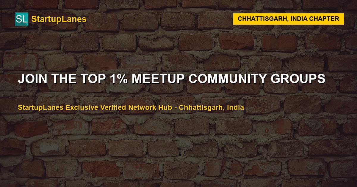 Meetup WhatsApp Groups in Chhattisgarh