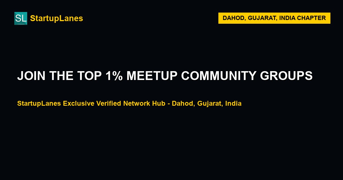 Meetup WhatsApp Groups in Dahod