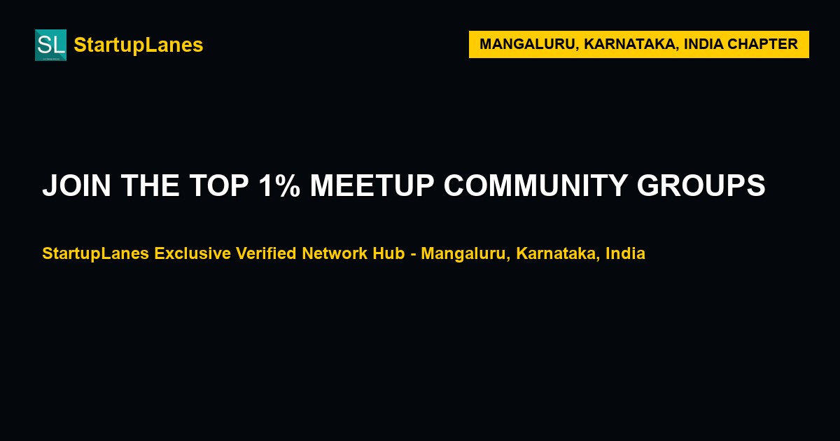 Meetup WhatsApp Groups in Mangaluru