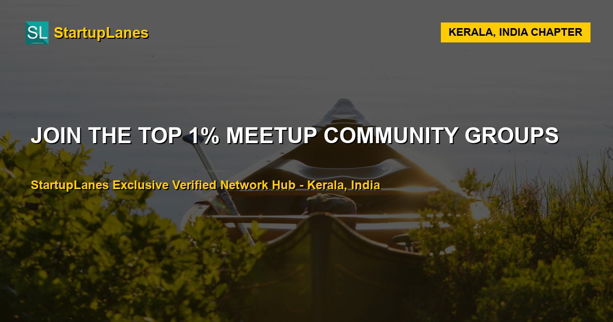 Meetup WhatsApp Groups in Kerala