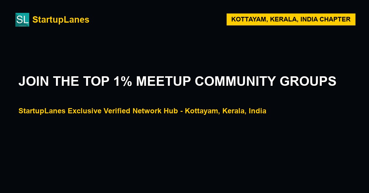 Meetup WhatsApp Groups in Kottayam