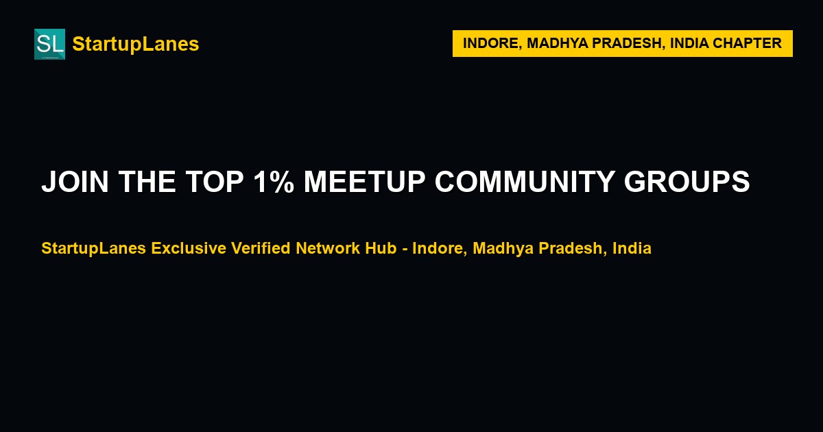 Meetup WhatsApp Groups in Indore