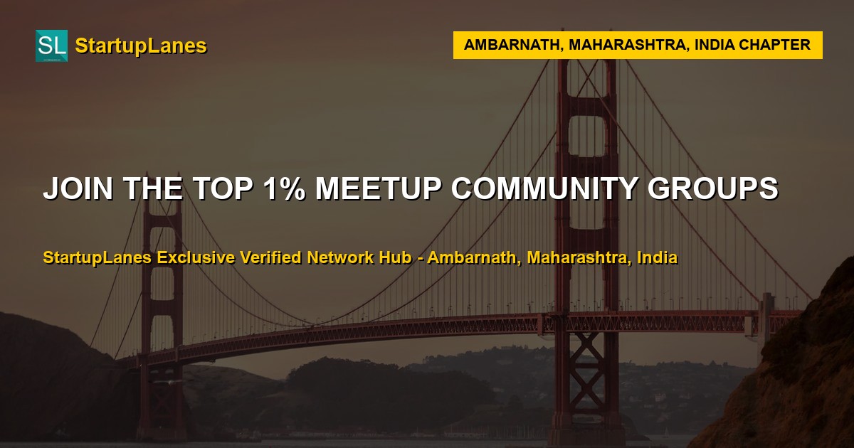 Meetup WhatsApp Groups in Ambarnath