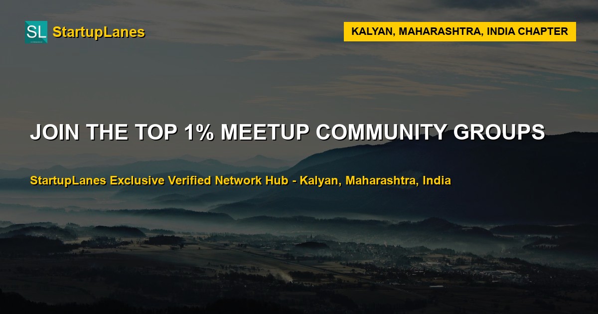 Meetup WhatsApp Groups in Kalyan