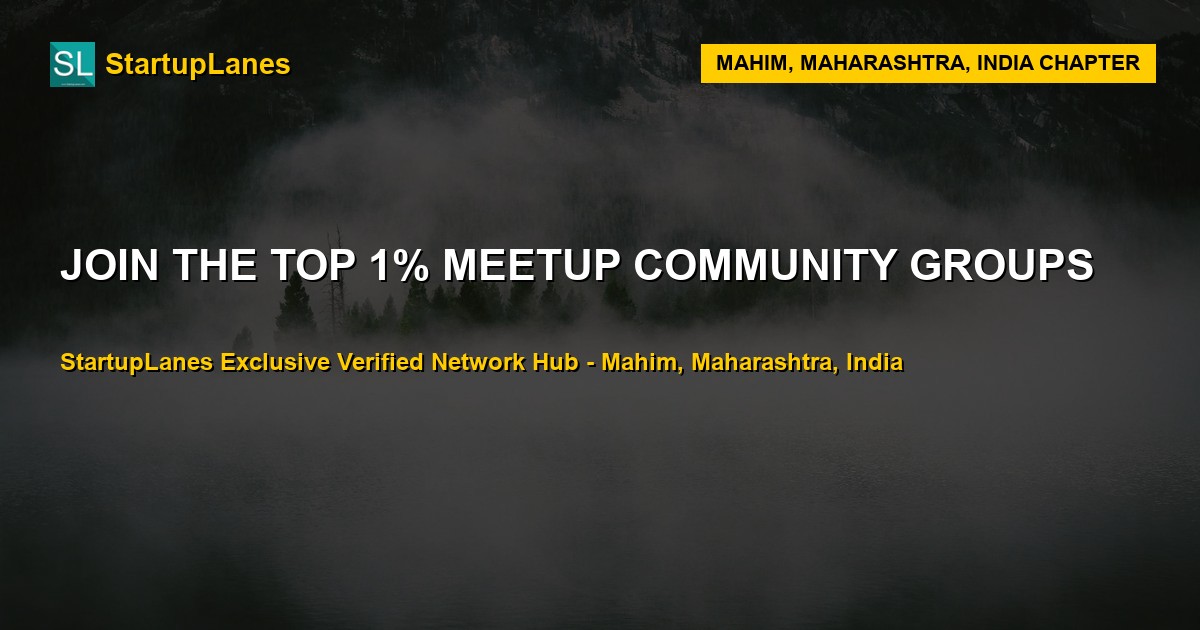 Meetup WhatsApp Groups in Mahim