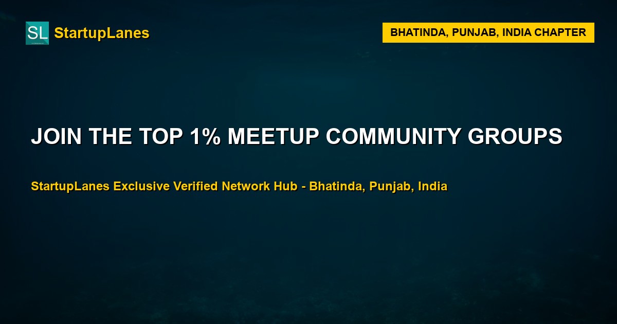 Meetup WhatsApp Groups in Bhatinda