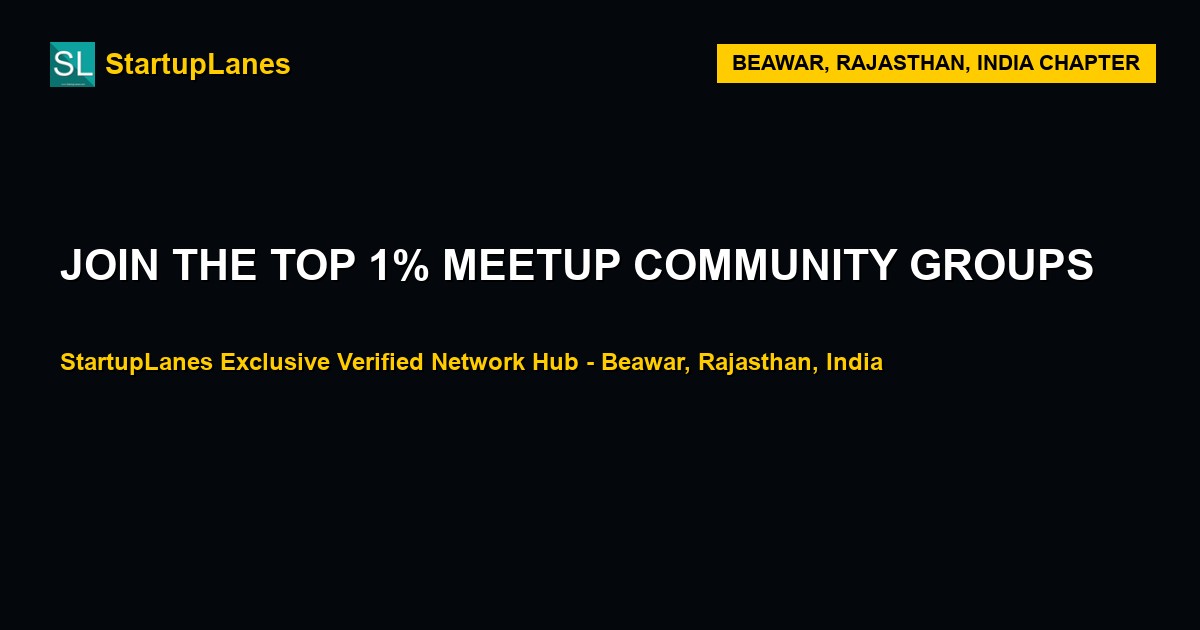 Meetup WhatsApp Groups in Beawar