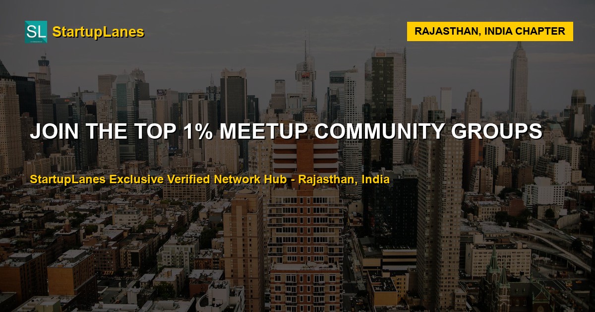 Meetup WhatsApp Groups in Rajasthan