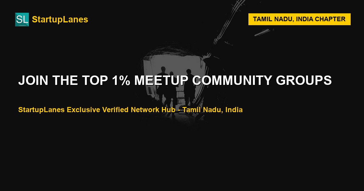 Meetup WhatsApp Groups in Tamil Nadu