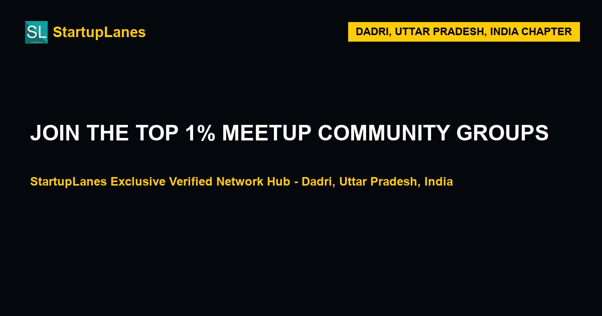 Meetup WhatsApp Groups in Dadri