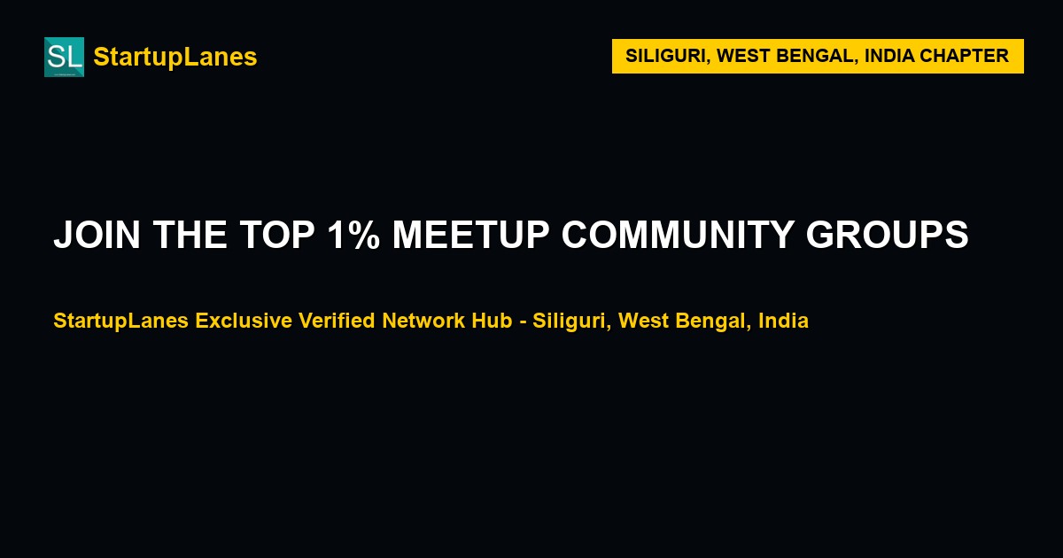 Meetup WhatsApp Groups in Siliguri
