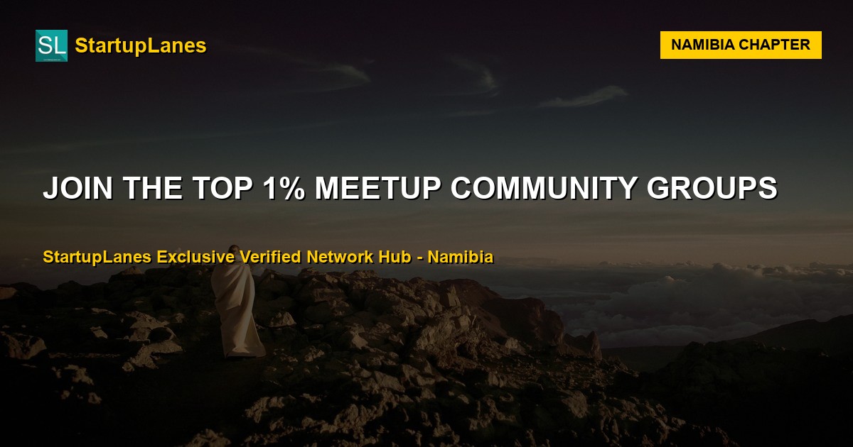 Meetup WhatsApp Groups in Namibia