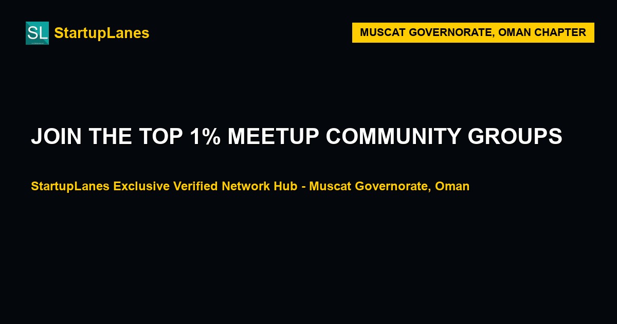 Meetup WhatsApp Groups in Muscat Governorate