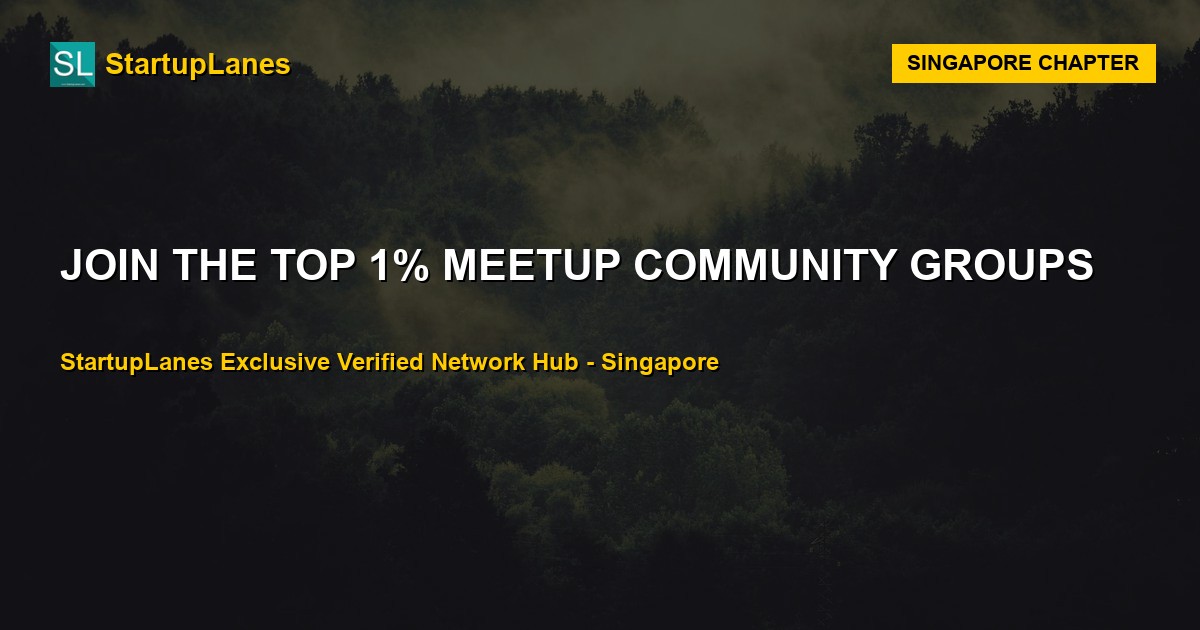 Meetup WhatsApp Groups in Singapore