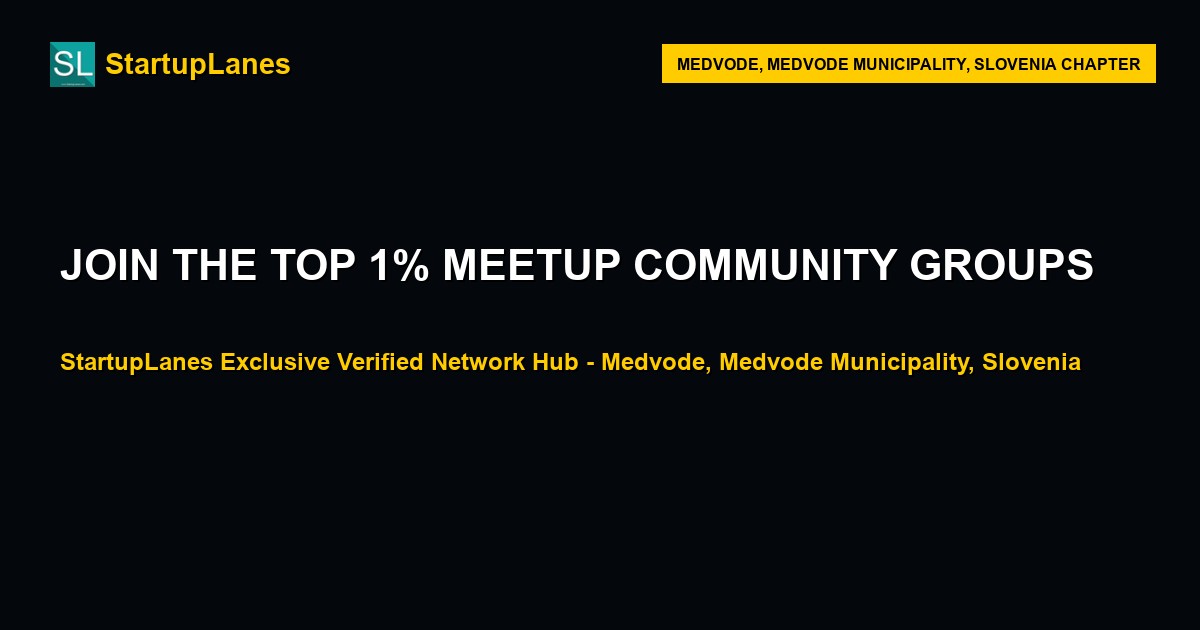 Meetup WhatsApp Groups in Medvode