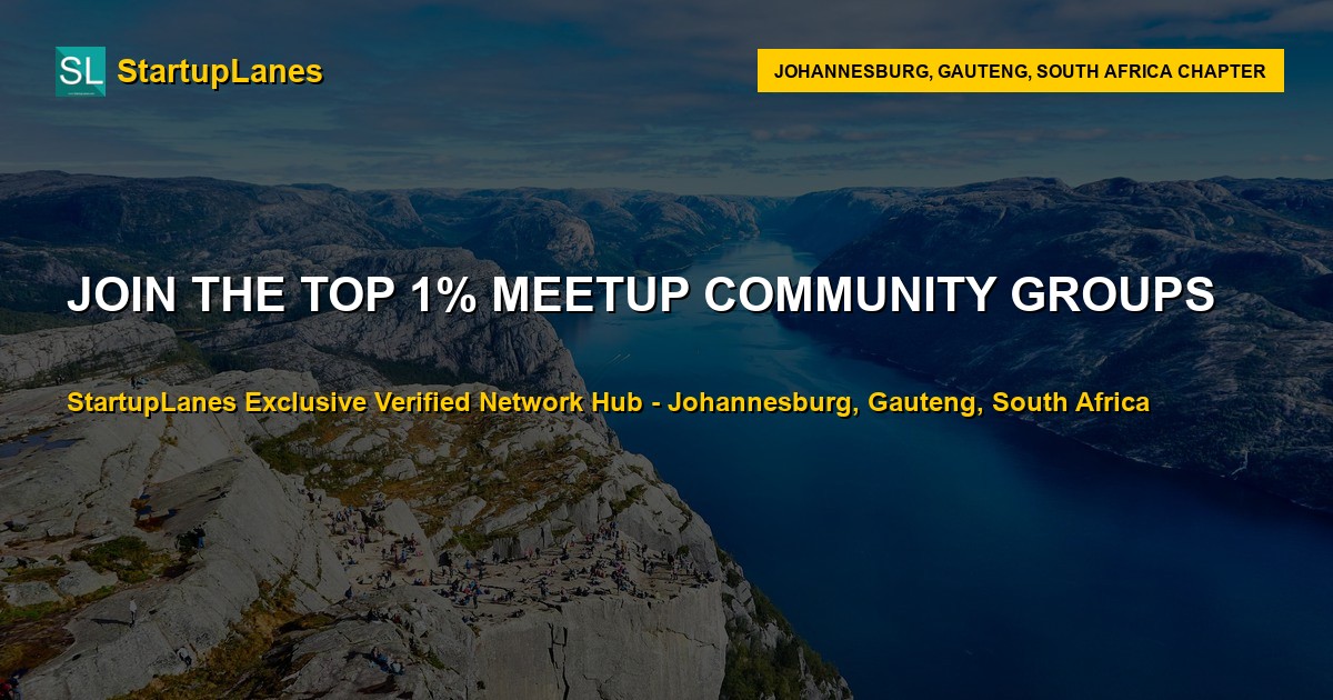 Meetup WhatsApp Groups in Johannesburg