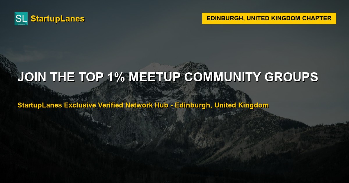 Meetup WhatsApp Groups in Edinburgh