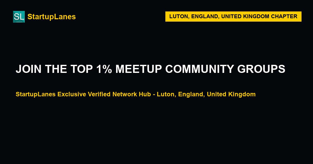 Meetup WhatsApp Groups in Luton