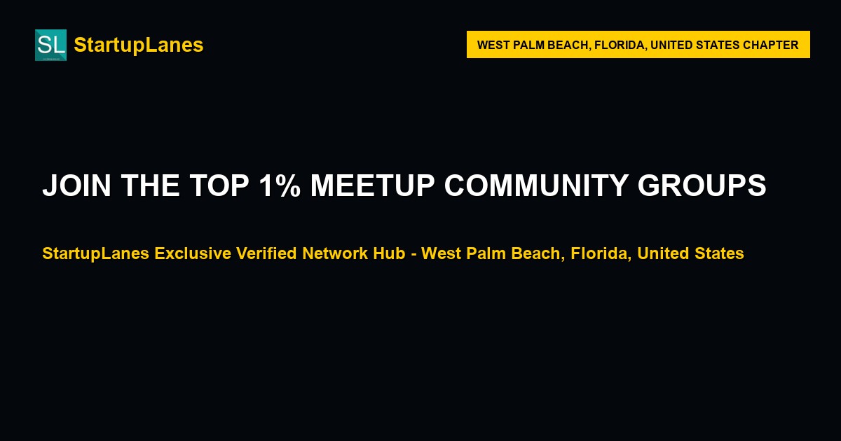 Meetup WhatsApp Groups in West Palm Beach