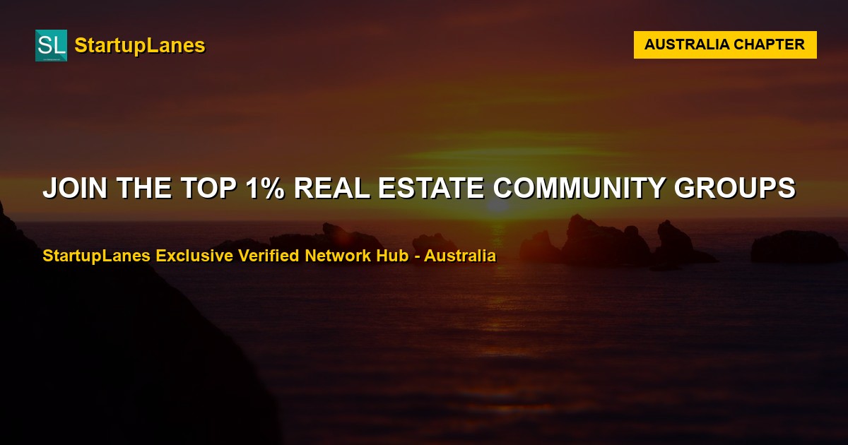 Real Estate WhatsApp Groups in Australia