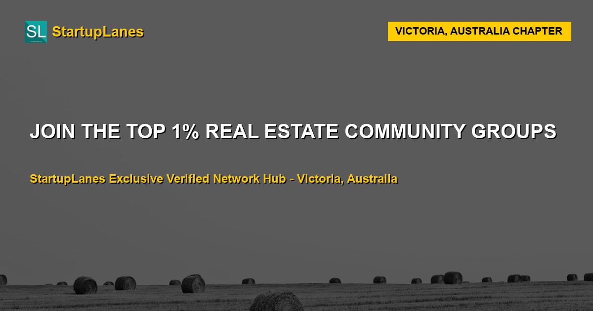 Real Estate WhatsApp Groups in Victoria