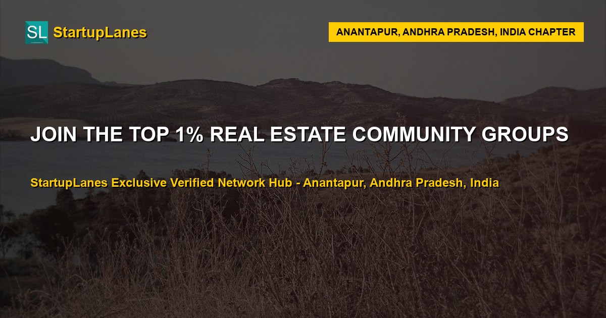 Real Estate WhatsApp Groups in Anantapur