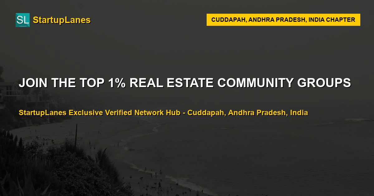 Real Estate WhatsApp Groups in Cuddapah