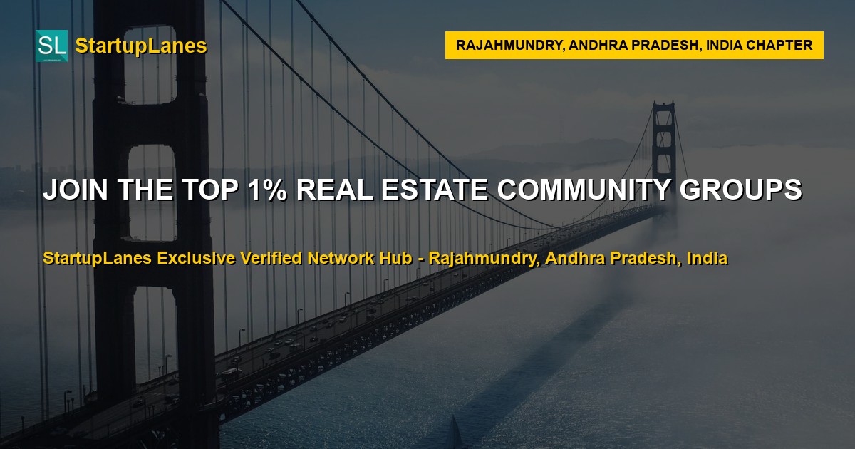 Real Estate WhatsApp Groups in Rajahmundry