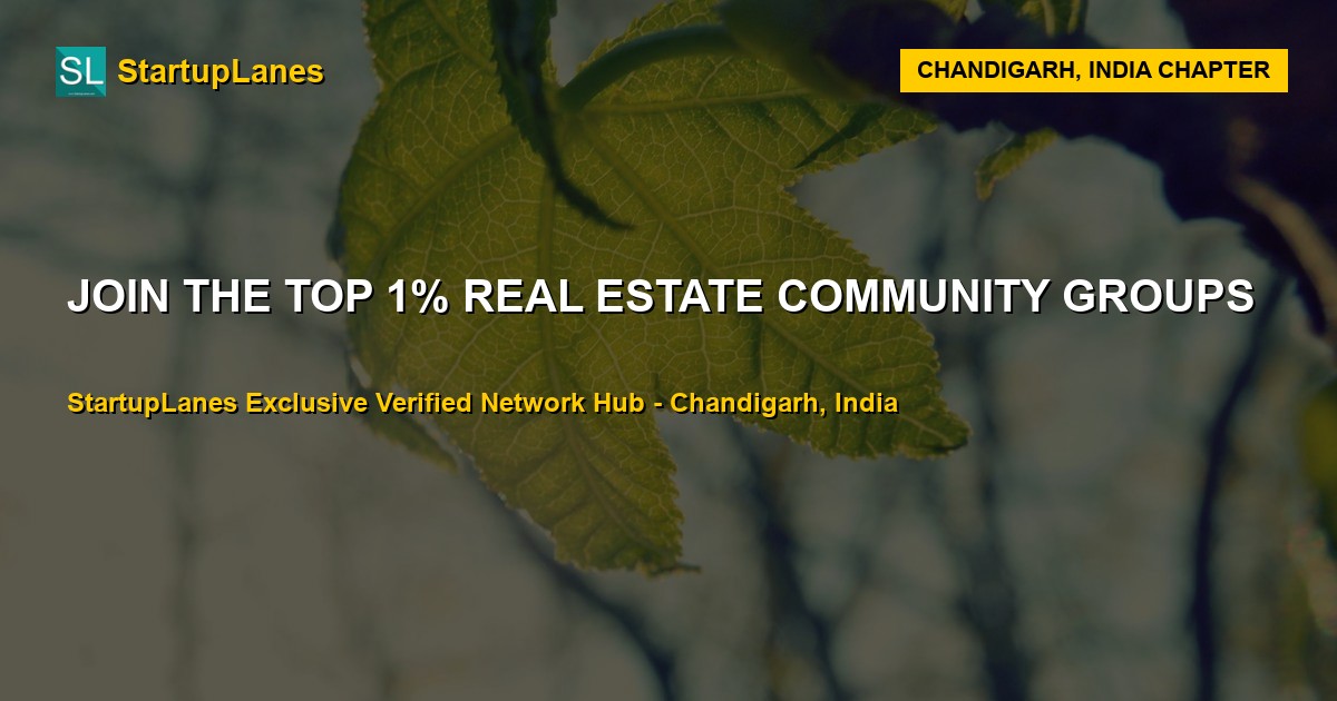 Real Estate WhatsApp Groups in Chandigarh